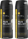 TIDL Cryotherapy Pain Relief Spray, 3 Oz (Pack mit 2) Gezielte Halsschmerzen, Gelenk- und Muskelschmerzen Relief mit Organischem, Pflanzenbasiertem Menthol, Instant Cooling für Arthritis, Rücken- und Knieschmerzen