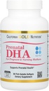 California Gold Nutrition Prenatal DHA, Omega-3 Fettsäuren DHA und EPA Plus Choline für schwangere und stillende Mütter, 900 mg, 60 Fish Gelatin Softgels (450 mg pro Softgel)