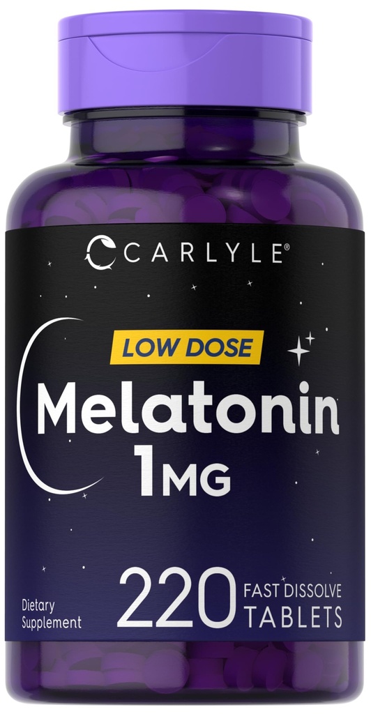Carlyle Melatonine 1 mg 220 Comprimés à dissolution rapide
