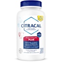Citracal Maximum Plus, 650 mg Calcium Citrat, leicht absorbiert und hochlöslich mit 25 mcg (1000 IU) Vitamin D3, Knochengesundheitsunterstützung, Kalziumergänzung für Alter 12+, 120 Count (Verpackung Mai Vary)