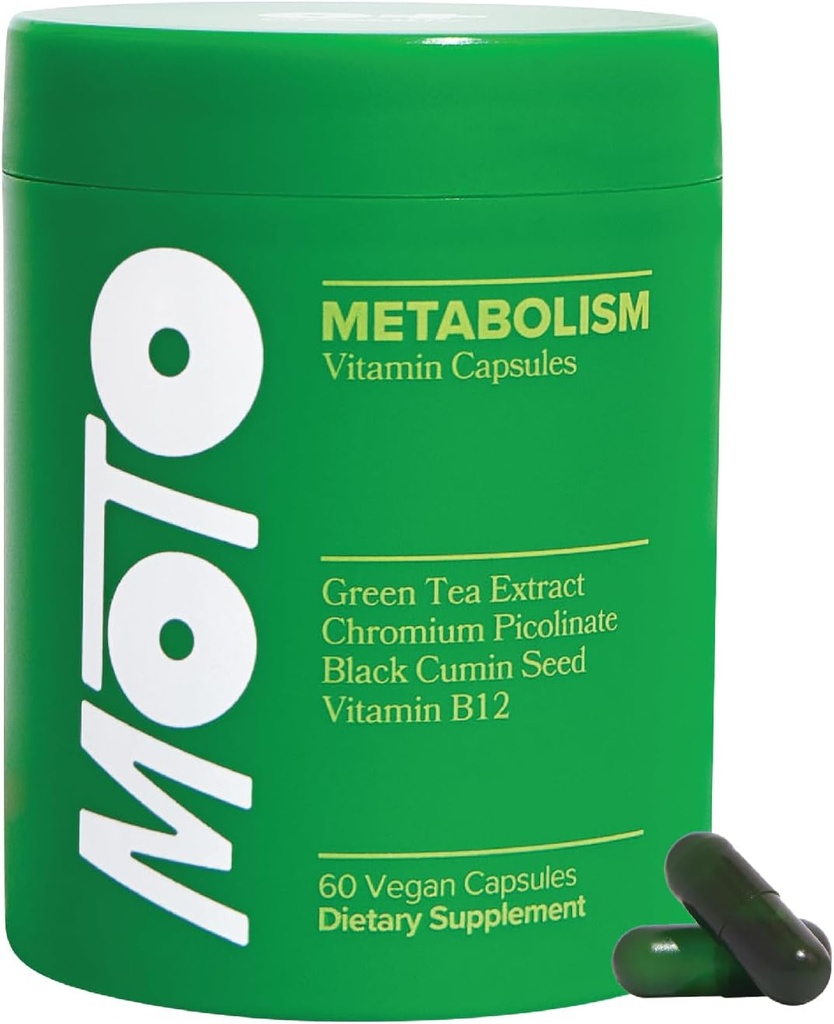 O Positive Moto Frauen Stoffwechselunterstützung - Energie, Curb Cravings, Gesunde Stoffwechsel - Vegan Kapseln, 30 Servierungen