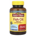 Huile de poisson nature 1000 mg, 90 Softgels, huile de poisson Oméga 3 Supplément pour la santé du coeur