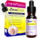 ZanaQuick Extra Strength Toenail & Fingernail Repair Drops - Nagelpflege Erneuerung für dicke, beschädigte & verfärbte Nägel - 1 Pack, 0.50 fl oz