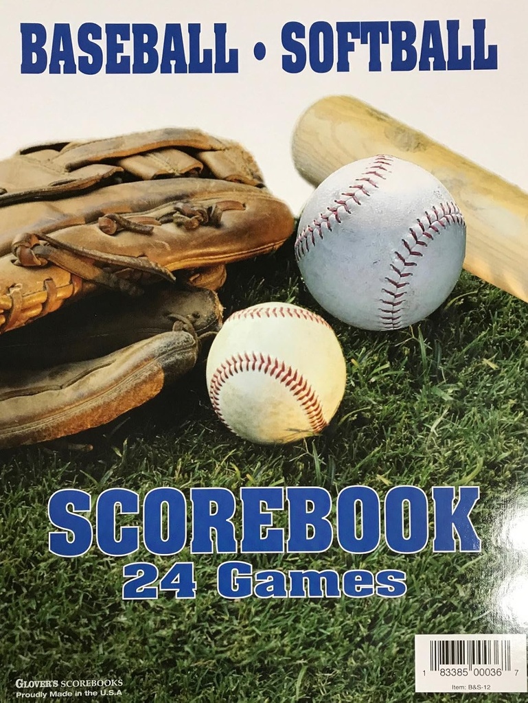 Livre de bord de baseball/softball 24 de Glovers