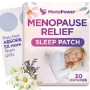 Cooling Comfort Sleep Patches for Women - Ménopause Relief for Better Sleeping Aid - Supplément sommeil pour la relaxation et la force supplémentaire - Soutien Flashs chauds, qualité du sommeil et réduire la fatigue - 30 Patches