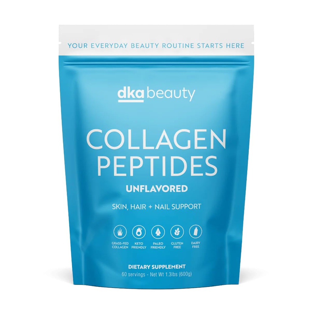 Dr. Kellyann Unflavored Collagen Peptides Powder (60 Servierungen) – Grass-Fed, Keto & Paleo-Friendly, Non-GMO, Gluten-Free, 1 Pack