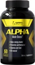 Pilules d'agrandissement Alpha pour les hommes - Augmenter 2 en 60 jours Supplément d'amélioration pour les hommes - Constructeur de muscles de l'herbe de chèvre en chaleur - Booster de testostérone pour les hommes - Énergie, force, endurance, performance