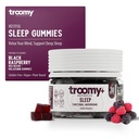 Troomy Sleep Reishi + Melatonin Grande dégustation de champignons Gummies - soutient le sommeil reposant - framboise noire - 30 comte