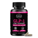 GLP-1 Supplement Support (GLP-1 Supplement Women) GLP Activate with GLP-1 Probiotic & Green Tea Extract (5 in 1 GLP-1 Booster) 3260mg Per Serving (1 Month Supply) For Metabolism Support