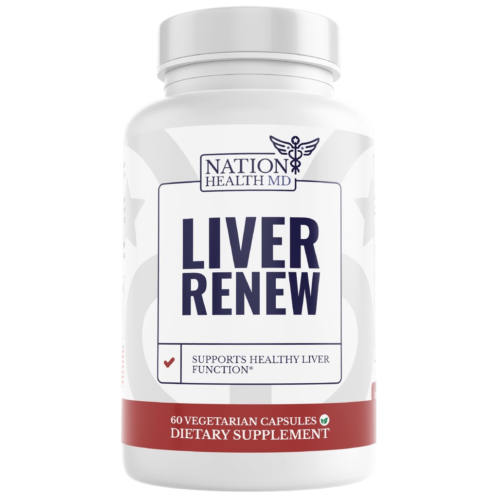 Liver Renew - Liver Cleanse Detox & Repair - Liver Support Supplement mit Artichoke Extract, Milk Thisle, Dandelion und Turmeric (1 Flasche)
