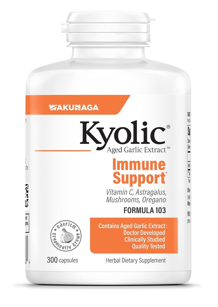 Kyolic Aged Knoblauch Extrakt Formel 103, Immununterstützung