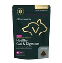 VetriScience Veterinary Strength Healthy Gut & Digestion - Pet Digestive Health Supplement für Katzen & Hunde - Gut Health & Immune Support - Features Probiotics, Prebiotics & Postbiotics - 60 Count