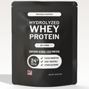 Hydrolysed Whey Protein Powder - Unflavored Whey Protein Konzentrat Hydroslate, Plain Protein Pulver - Glutenfrei, 24g Protein pro Portion, 1 lb (Pack von 1)
