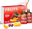 Jus liquide Super Fruit - 30 Pochettes Superfoods Supplément Fruits pour femmes, hommes et enfants - Soutien énergie, immunité, digestion et métabolisme - Vegan, 30 jours d'approvisionnement