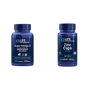 Life Extension Super Omega-3 EPA/DHA Fish Oil, Sesam Lignans & Olive Extract - Omega 3 Supplement & Zink Caps, Zink 50 mg, Zink Citrat, Unterstützung der Immunabwehr des Körpers