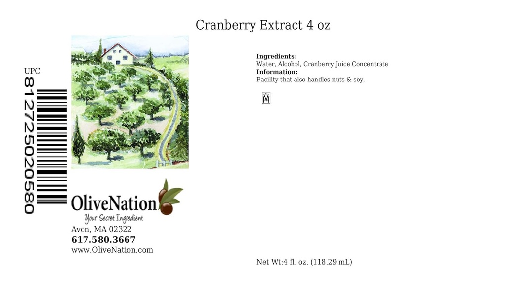 OliveNation Cranberry Extract - 4 Unzen - Fügen Sie den reichen Geschmack von Cranberries zu Muffins, Saucen und Dressings - Back-Extrakte-und-flavorings