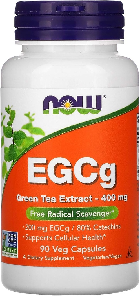 Nourriture EGCG 400mg Thé vert, 90 CT