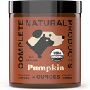 Produits naturels complets Poudre de citrouille biologique pour animaux de compagnie - 4oz - Poudre de citrouille biologique pure