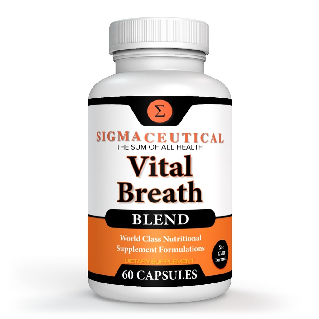 Formule respiratoire - Nettoyant pulmonaire pour les fumeurs - Respirez clair, sain et blanc - Détox pulmonaire pour les fumeurs - Supplément respiratoire pour la santé pulmonaire - 60 capsules