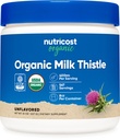 Thistle de lait biologique (Silybum Marianum) 8 oz par contenant (non aromatisé) - Non-OGM, sans gluten