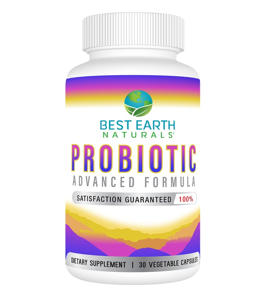 Meilleure formule de probiotiques naturels de la Terre pour les femmes et les hommes avec 5,75 milliards CFU - 30 capsules (30 jours d'approvisionnement)