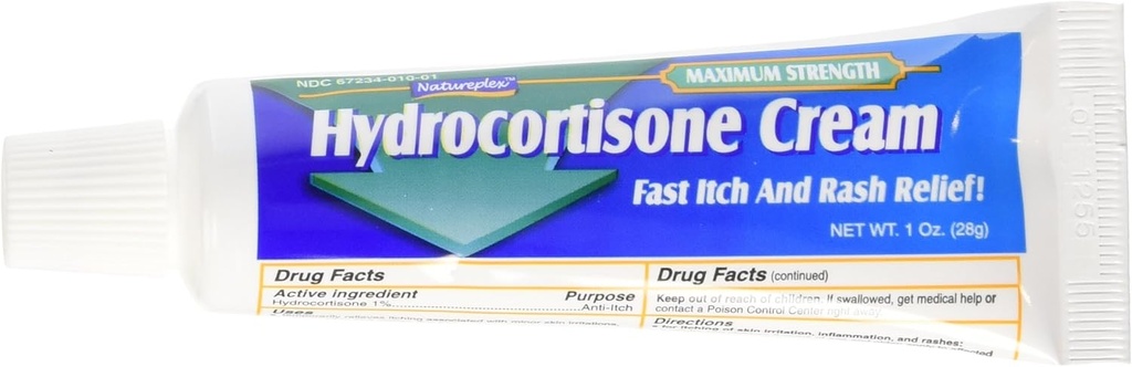 Natureplex Hydrocortison 1% Creme, 1 Unze (Pack mit 3)