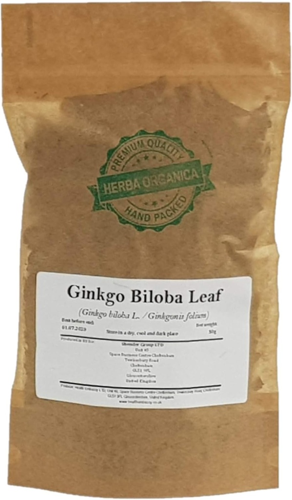 Herba Organica Ginkgo Biloba Leaf - Ginkgo Biloba L - Kräutertee (50g)