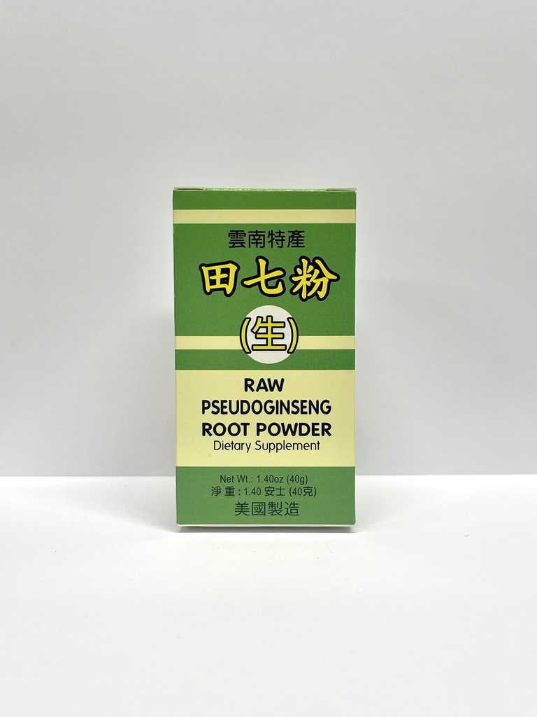 Rohe Pseudoginseng Wurzelpulver Kräuterergänzung hilft ein gesundes Herz-Kreislauf-System zu fördern 1.4oz Made in USA