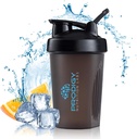 Prodigy Nutrition Labs Bouteille de Shaker Premium pour les shakes protéiques et préentraînement -14 Ounce (Noir)