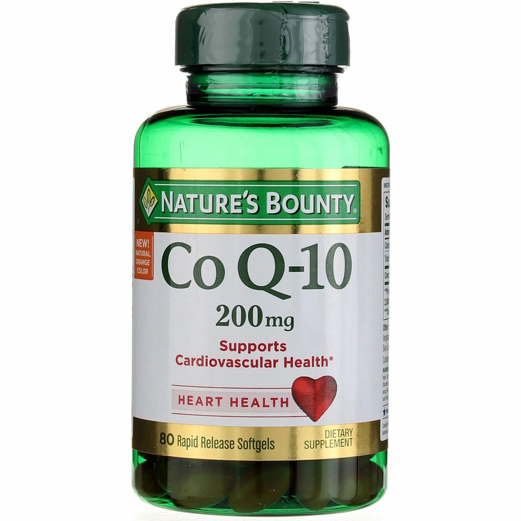Set von 2 Nature's Bounty Co Q-10 200 mg, 80 Tabletten