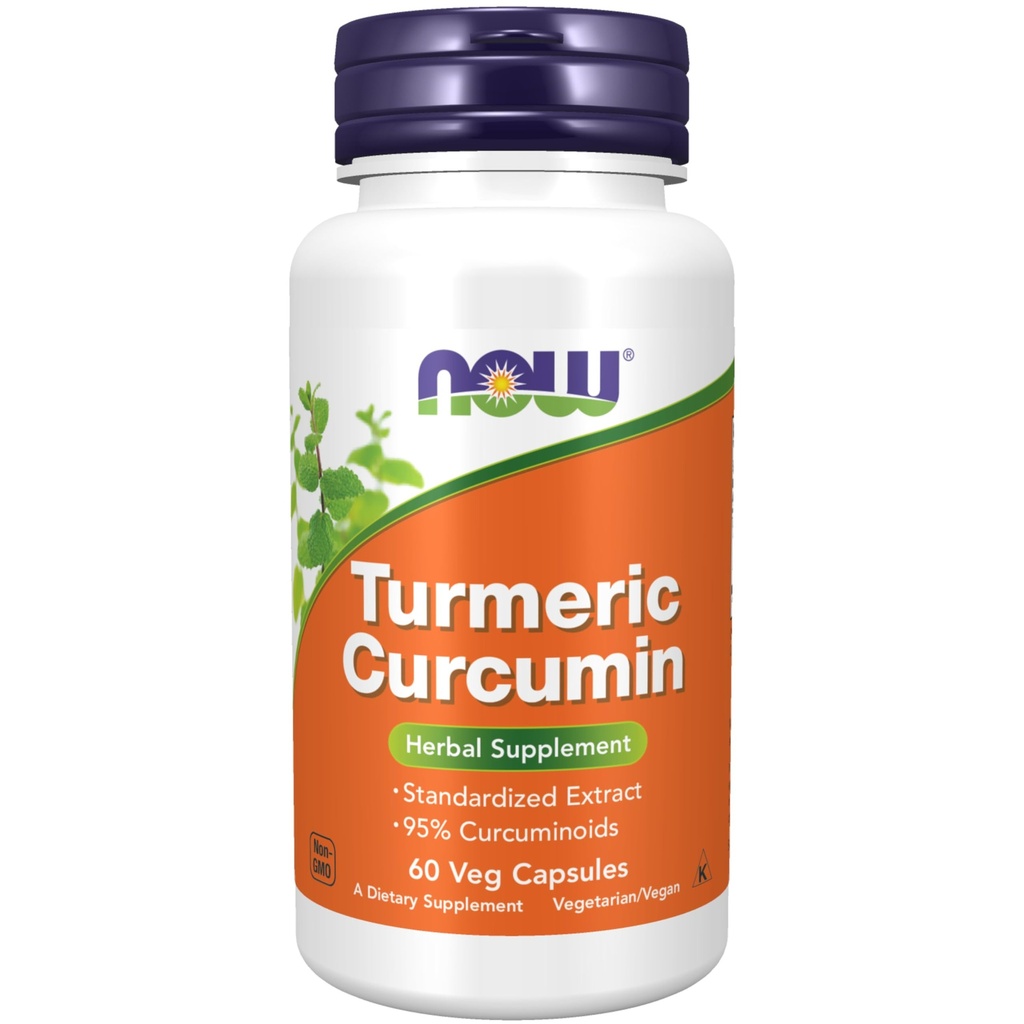 JETZT Nahrungsergänzungsmittel, Kurkuma Curcumin, abgeleitet von Kurkuma Wurzelextrakt, 95% Curcuminoide, Kräuterergänzung, 60 Veg Kapseln