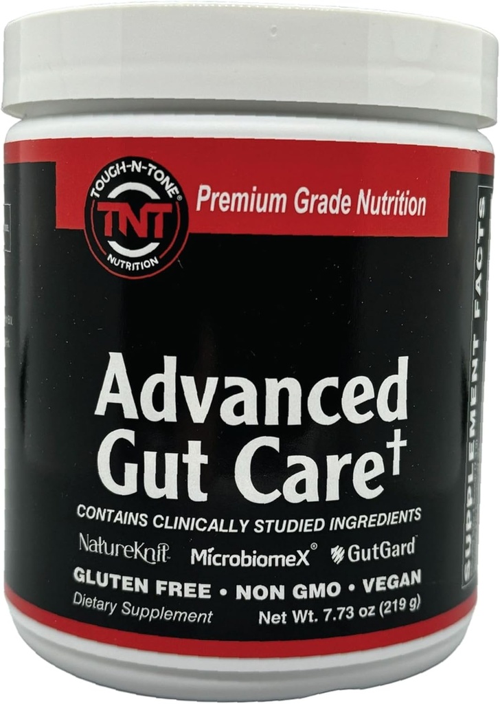 TOUGH-N-TONE Advanced Gut Care Health Non-GMO, Glutenfrei, Vegan