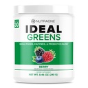 NutraOne Ideal Grüns Antioxidans und Nährstoff-Rich Superfood Grüns Pulverergänzung Berry- 30 Servierungen