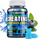 Monohydrate de créatine 5g par portion, pas de suppléments de créatine de sucre Support pour la force, la performance, l'énergie, la récupération, la créatine sans gluten pour les femmes et les hommes, goût de bleuets (30 Gummies121)