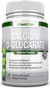 Calcium D-Glucarate - 500mg - 120 pflanzliche Kapseln - Superior Potenz zur Unterstützung von Reinigungsprozessen, Estrogen Metabolismus und Hormonal Balance - Hilft mit Prostata, Brust & Colon Gesundheit
