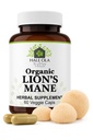 Lions Mane Supplement Kapseln - Non-GMO & Kosher Zertifizierte Lions Mane Mushroom Kapsel für kognitive Funktion, Nerve Gesundheit, Gehirnzellenwachstum, Verbesserung Fokus & Gedächtnis - 60 Kapseln