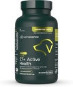 VetriScience Senior 27+ Active Health Chewable Tablets, Canine Plus Daily Multivitamin für Senior Dogs, Balanced Vitamins, Minerals and Antioxidants, Aging and Wellness Support, Veggie, 60 Count