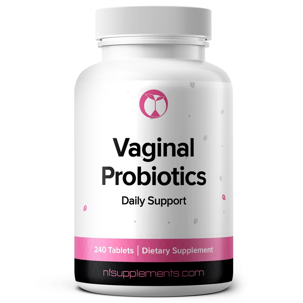 Supplément de probiotiques vaginaux soutient PH Balance et Flore Intime 240 Comprimés 3 Million CFU (240, Probiotiques vaginaux)