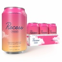 Recess Mood Magnesium & Adaptogen Getränk, Beruhigung Getränke, 12 Unzen (Raspberry Lemon, 12 Packung)