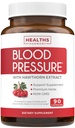 Blutdruckunterstützungsergänzung (NON-GMO) Premium Natürliche Kräuter, Vitamine & Beeren - Hohe Dosierung von Hawthorn Berry Extract – unterstützt bereits im Normalbereich Blutdruckpegel – 90 Kapseln