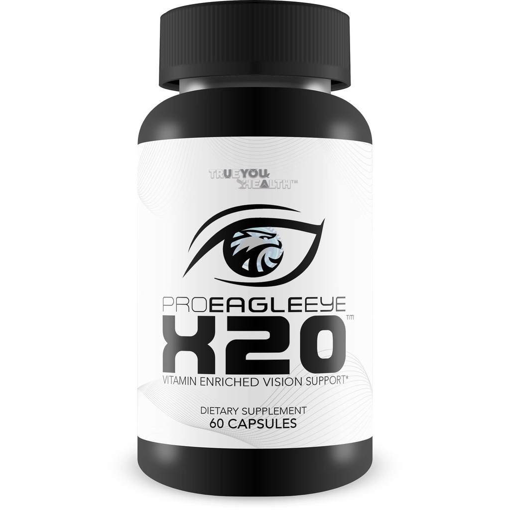 Pro EagleEye x20 - Vitamin Enriched Vision Support - Multi-Vitamin & Mineral Vision Supplement - Aid Eye Sight & Eye Health - Pro Eagle Eye X20 Vitamins Vision zu stärken - Aid Details