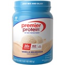 Premier Protein Powder, Vanilla Milkshake, 30g Protein, 1g Zucker, 100% Whey Protein, Keto Friendly, No Soy, Gluten Free, 23.3 oz (17 Servierungen)