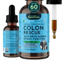 Animal Essentials Colon Rescue für Hunde & Katzen - Constipation Relief, Hocker Weichmacher mit Slippery Elm, Marshmallow Root, Licorice Root - 1 Fl Oz