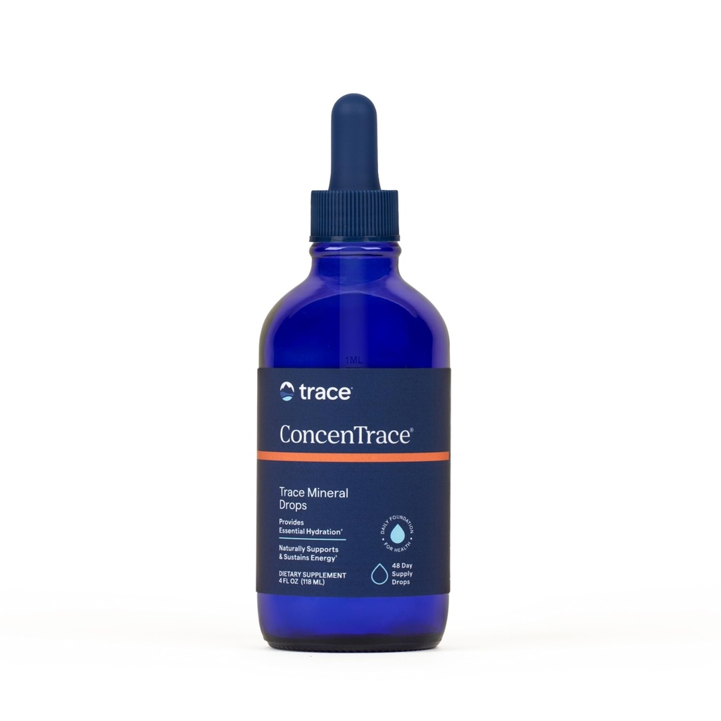 Trace Minerals ConcenTrace Trace Mineral Drops | Unterstützt Energie, Verdauung, Knochen Gesundheit & Hydration, 70+ Ionen Trace Minerals w/Magnesium, Chloride & Kalium | Keto, Vegan & Non-GMO | 48 Servierungen