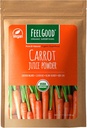 Feelgood Superfoods Karottensaftpulver - Health Supplement für Verdauungs-, Haut-, Augen- und Immununterstützung - Enthält Beta Caroten & Vitamin A - 7 Unzen