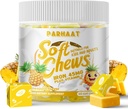 Eisen weiche Kauen Ergänzung mit Vitamin C | Ananas Flavored | Gluten Free | Eisen Ergänzung für Frauen Männer und Kinder | 60 Count | 2 Monat Versorgung