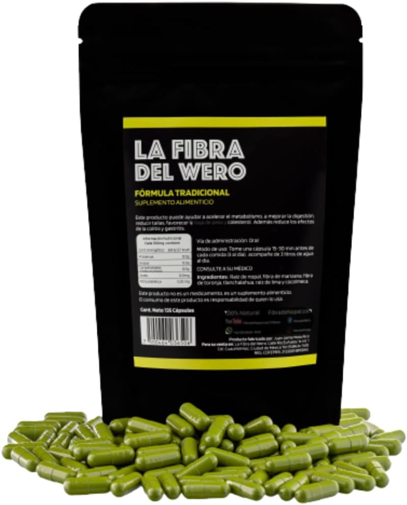 FIBRA DEL WERO | Cactus Fiber mit Rosa Grapefruit | 100% Natürliche Ergänzung | Paket “Monat und eine Hälfte”
