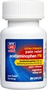 Aid au rite Extra Strength Caplets de soulagement de la douleur PM, 500mg Acétaminophène / 25mg Diphénhydramine - 50 Compter