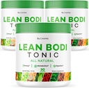 LIVORKA Lean Bodi Tonic, poudre de formule naturelle avancée - 90 portions (3 mois d'approvisionnement) - Pack de 3