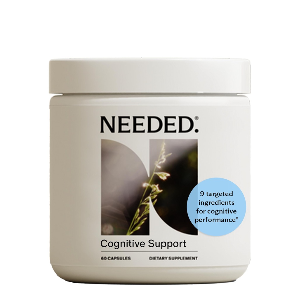 Braucht. Kognitive Unterstützung - Umfassende Ergänzung mit Ashwagandha, Reishi & Lion's Mane Mushrooms, Stillen Safe - Unterstützt Fokus, Aufmerksamkeit, & Gedächtnis, 30-Tage-Versorgung